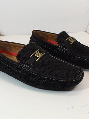 Rocawear Dwight Comfort Classic  Slip On Loafer  Black Shoes Men's Size 10